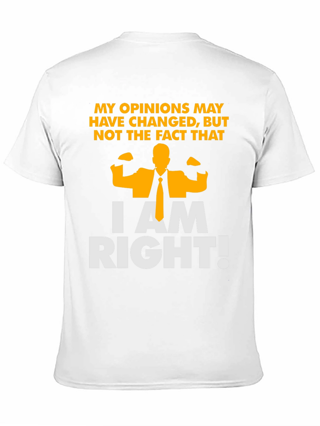 Funny I am Right Graphic T-Shirt - Black