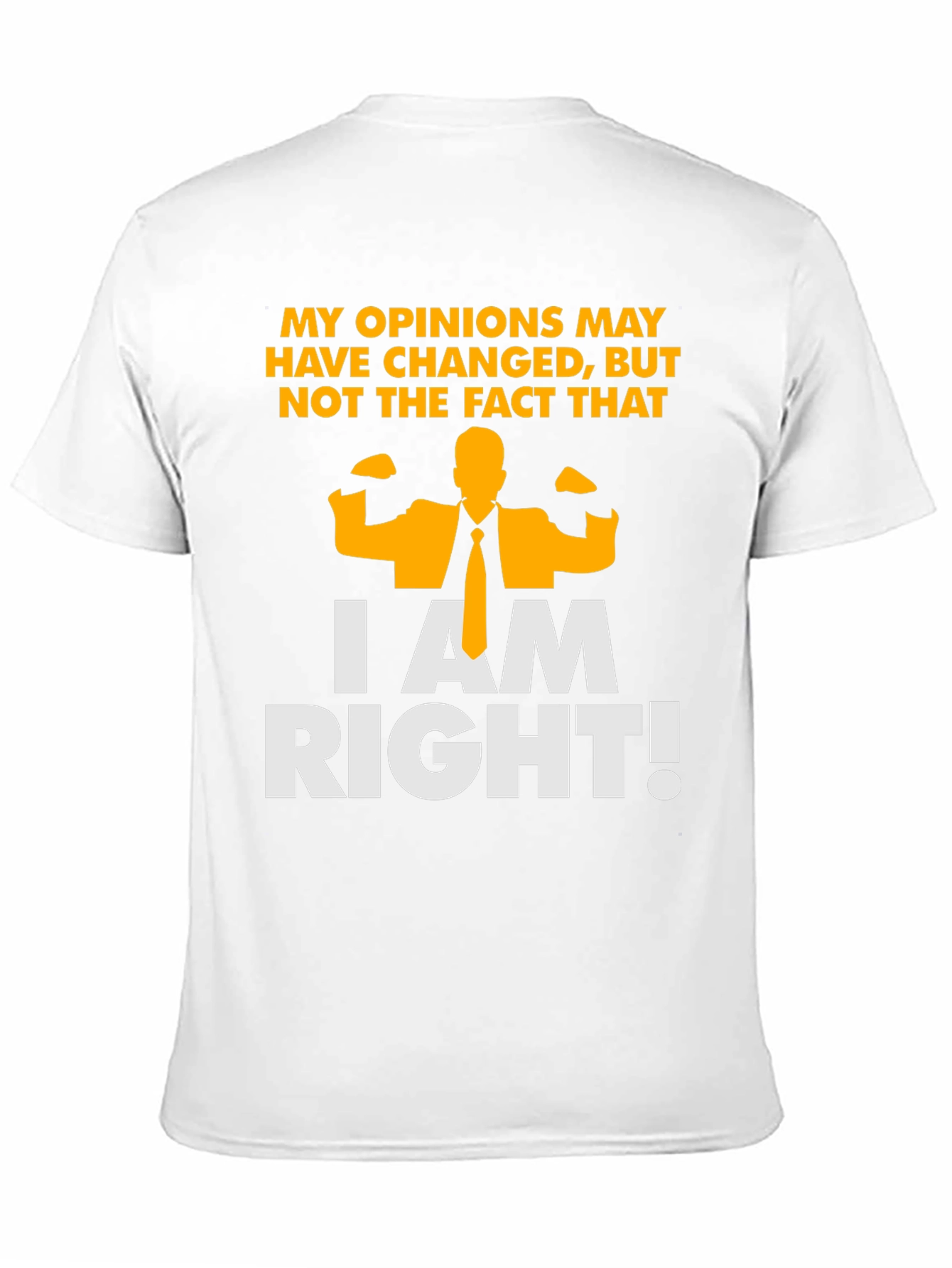 Funny I am Right Graphic T-Shirt - Black
