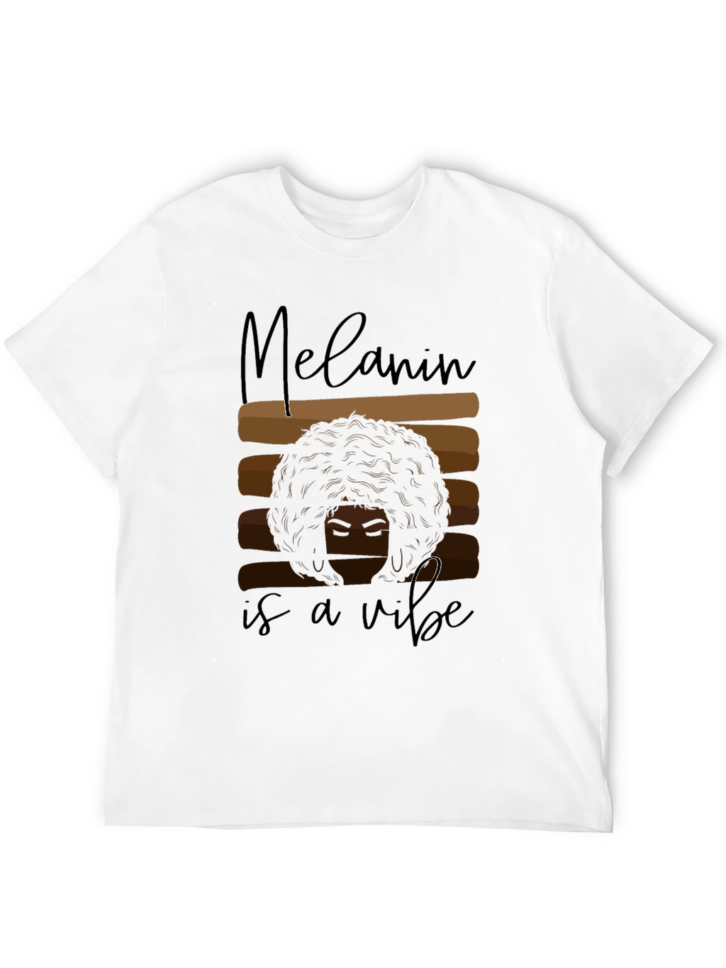 Melanin Vibe T-Shirt - Black Graphic Tee