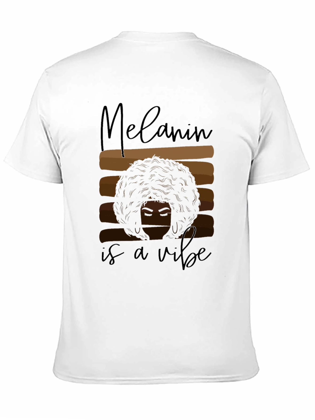 Melanin Vibe T-Shirt - Black Graphic Tee