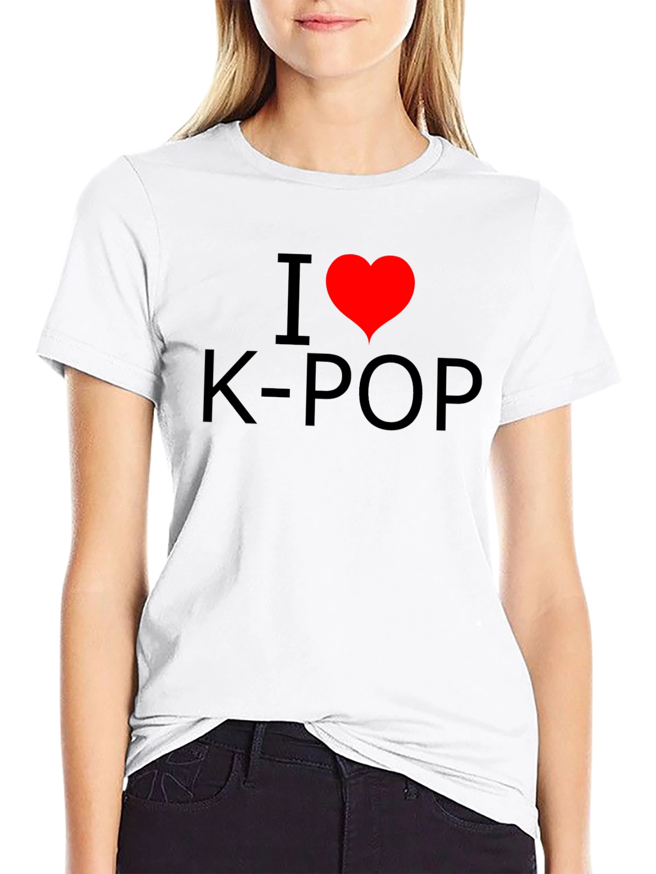 I Heart K-POP Black T-Shirt
