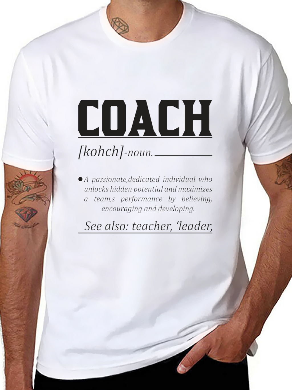 Coach Definition T-Shirt - Gift for Coaches