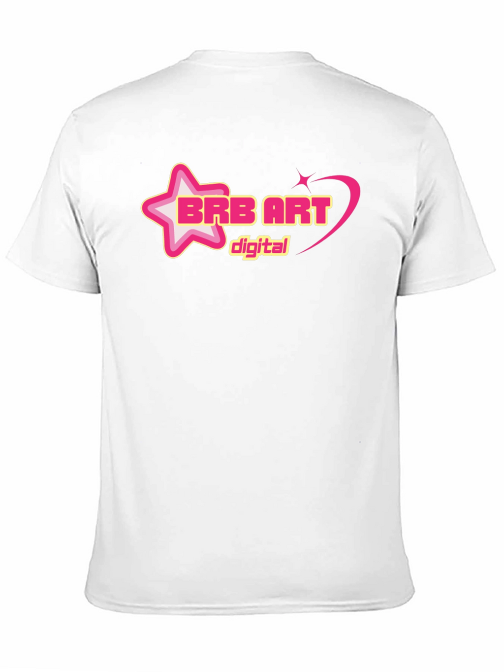 BRB ART Digital Graphic Tee - Black