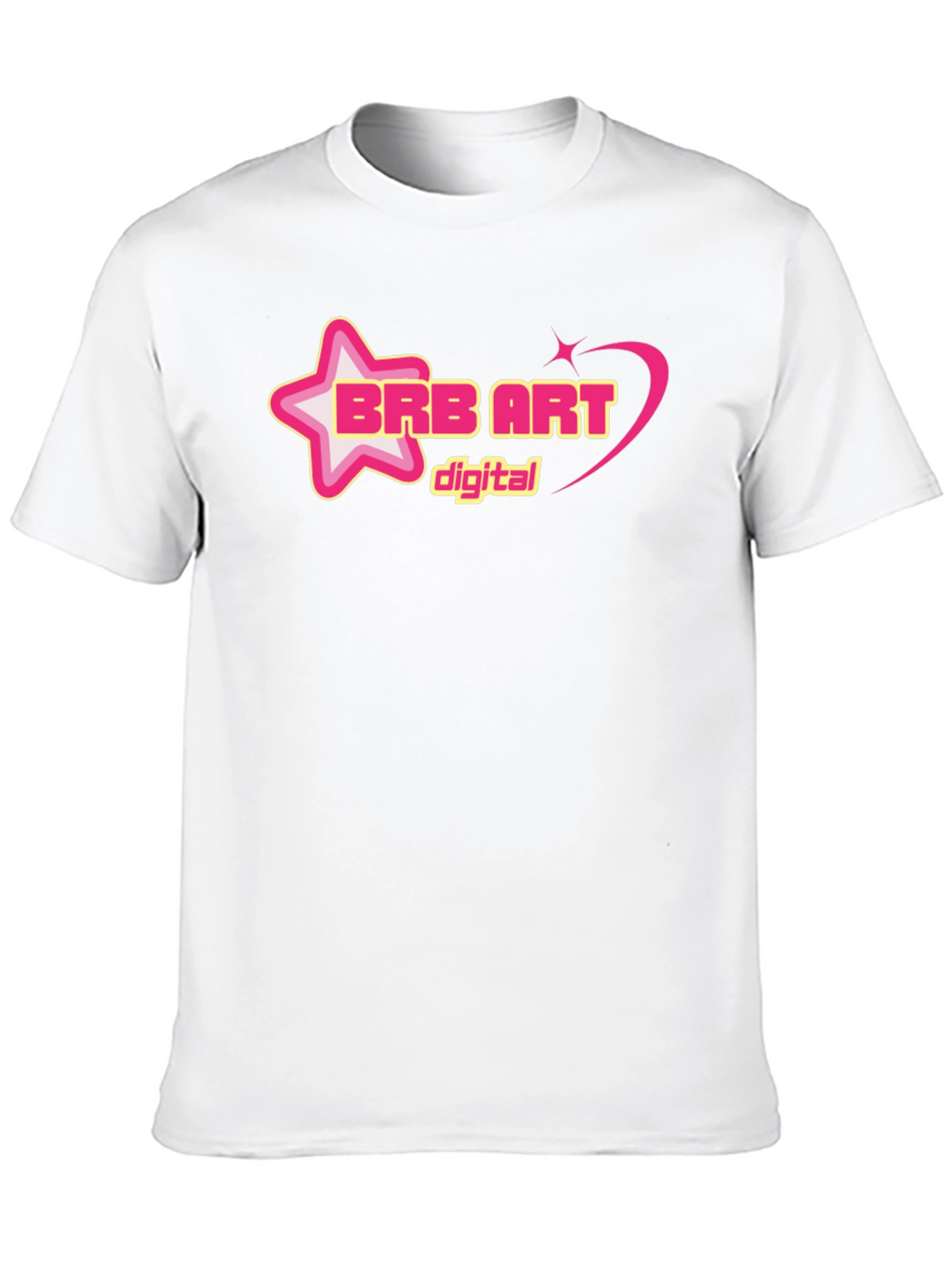 BRB ART Digital Graphic Tee - Black