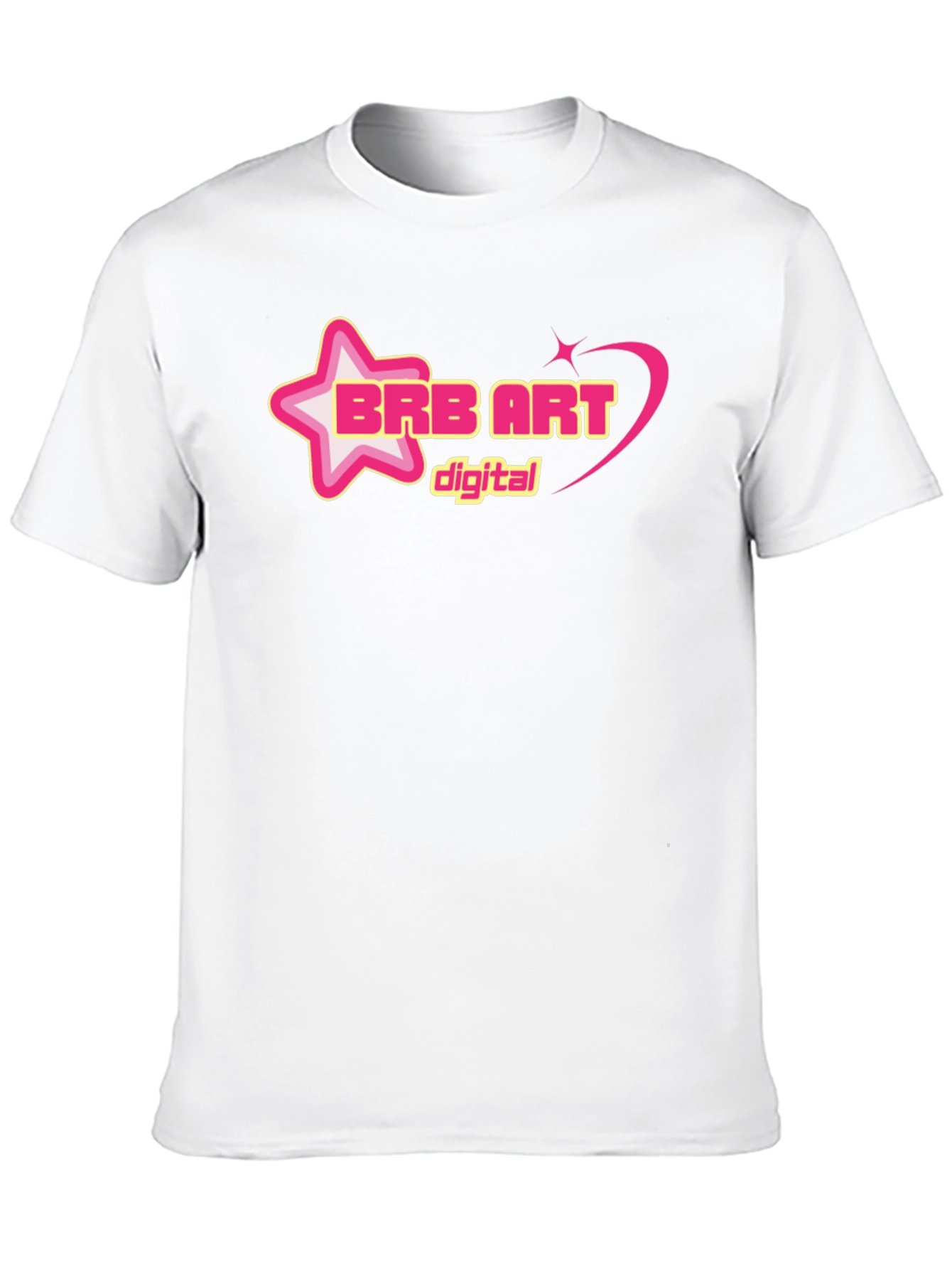 BRB ART Digital Graphic Tee - Black