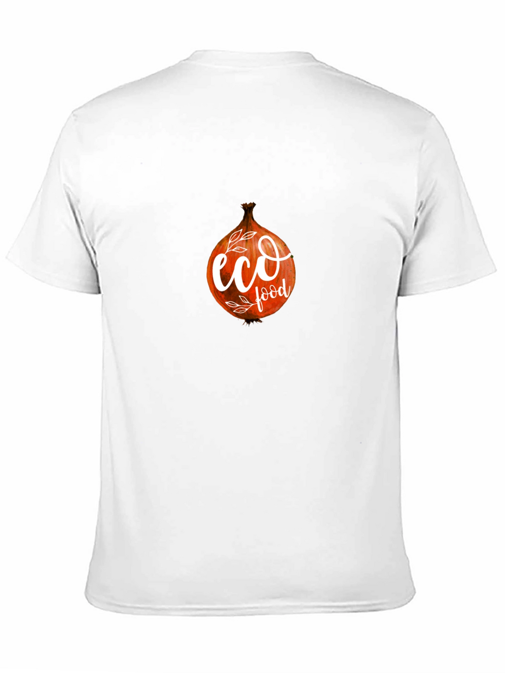 Eco Food Onion Graphic Black T-Shirt