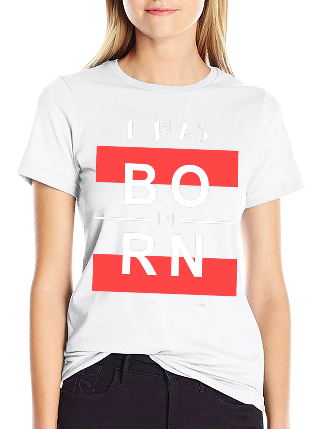 I Was Born Graphic T-Shirt