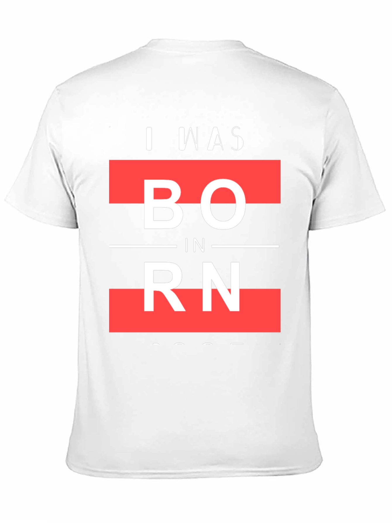 I Was Born Graphic T-Shirt