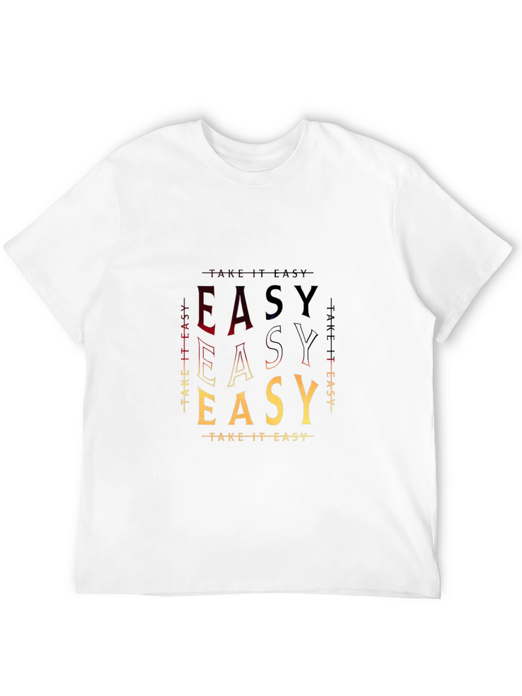 Take It Easy T-Shirt - Stylish Graphic Tee