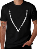 Chain Tee - Graphic Print T-Shirt