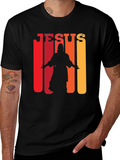 Jesus Silhouette Graphic Tee - Religious T-Shirt