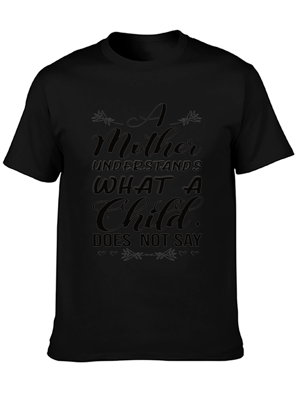 Mothers Wisdom Graphic T-Shirt - Black