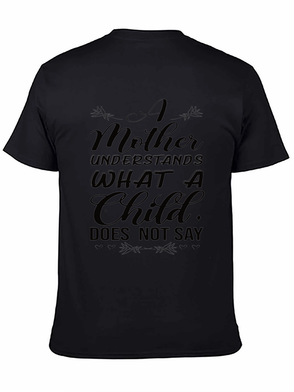 Mothers Wisdom Graphic T-Shirt - Black