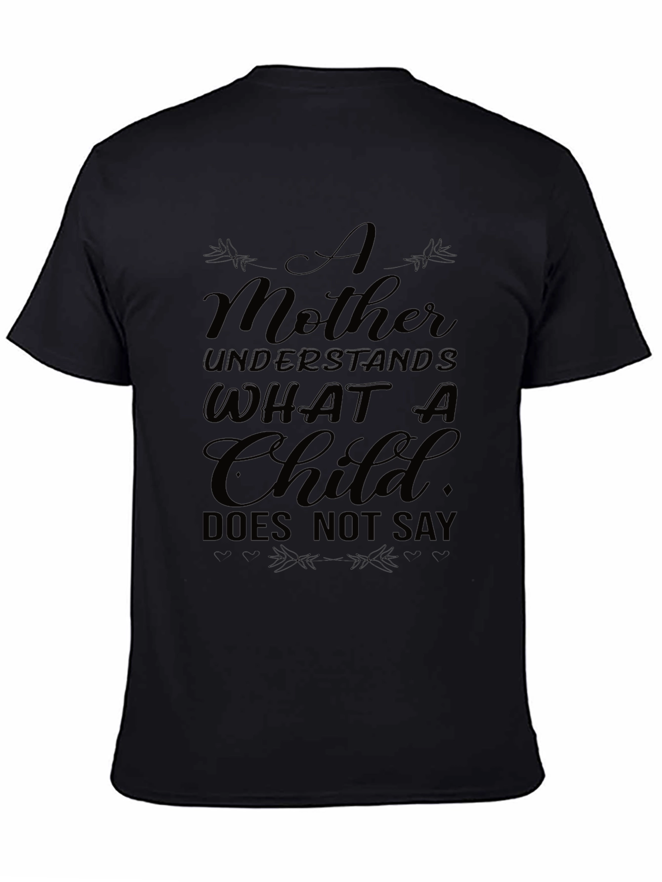 Mothers Wisdom Graphic T-Shirt - Black