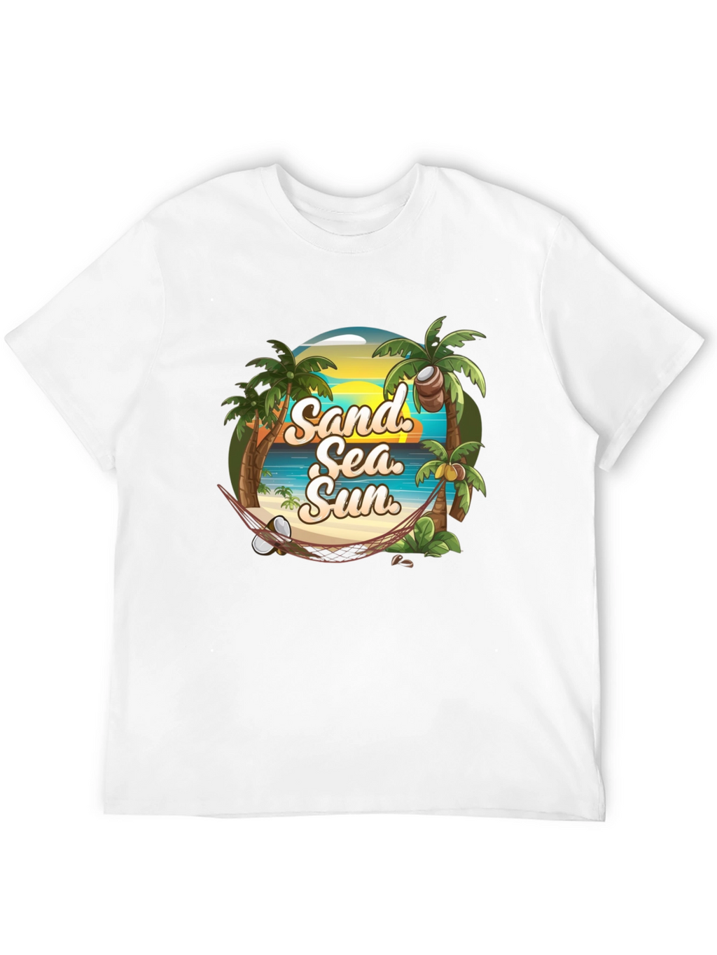 Tropical Beach T-Shirt: Sand Sea Sun