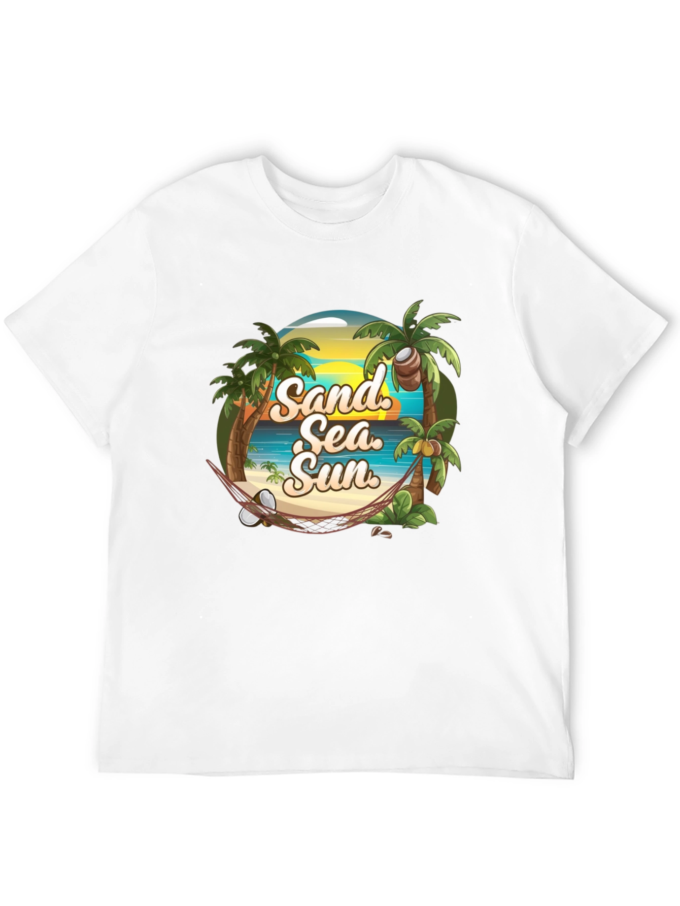 Tropical Beach T-Shirt: Sand Sea Sun