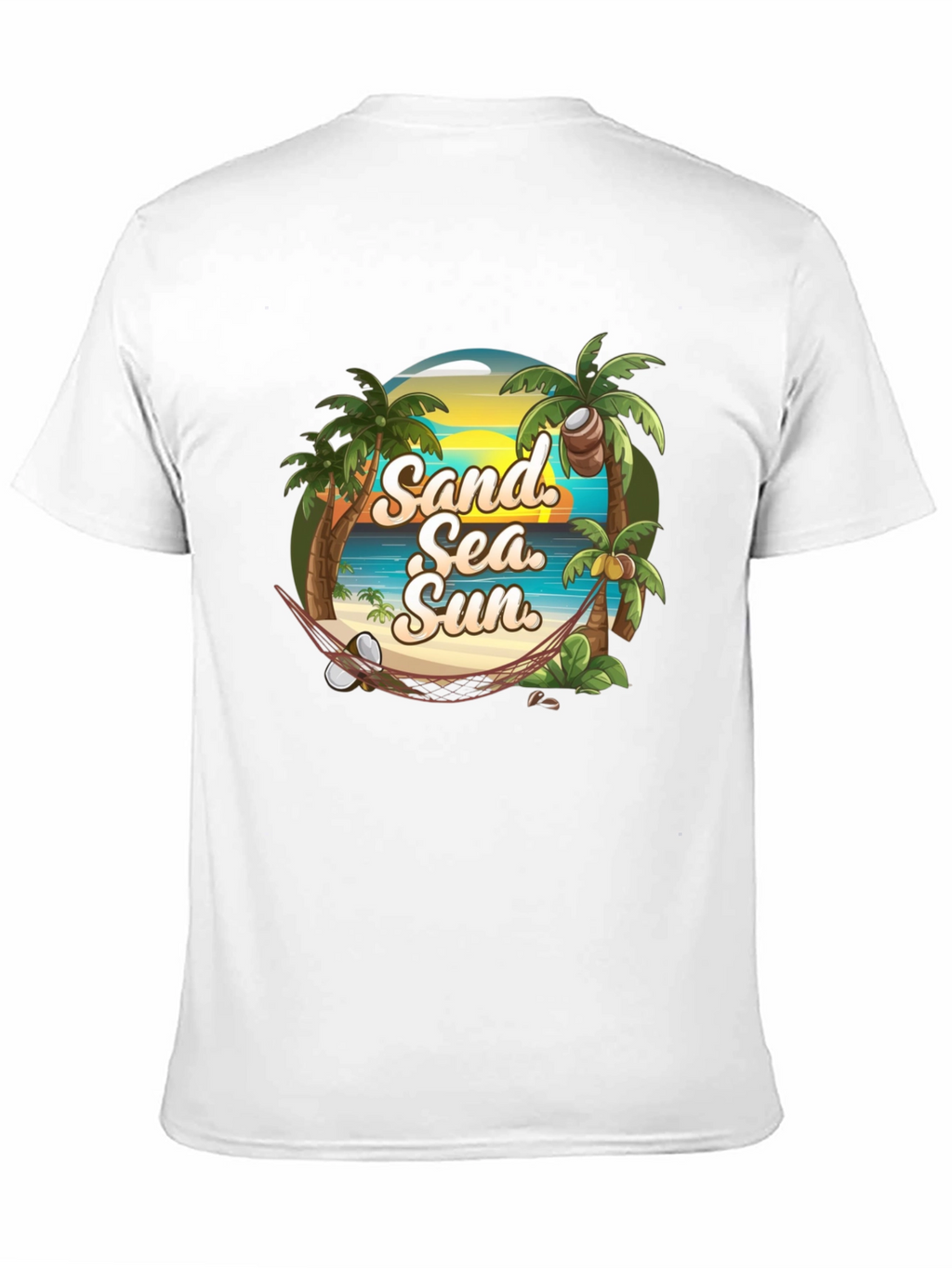 Tropical Beach T-Shirt: Sand Sea Sun