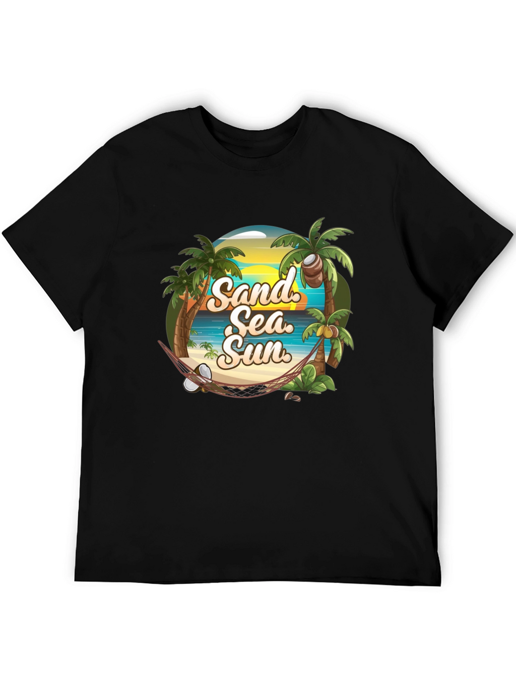Tropical Beach T-Shirt: Sand Sea Sun