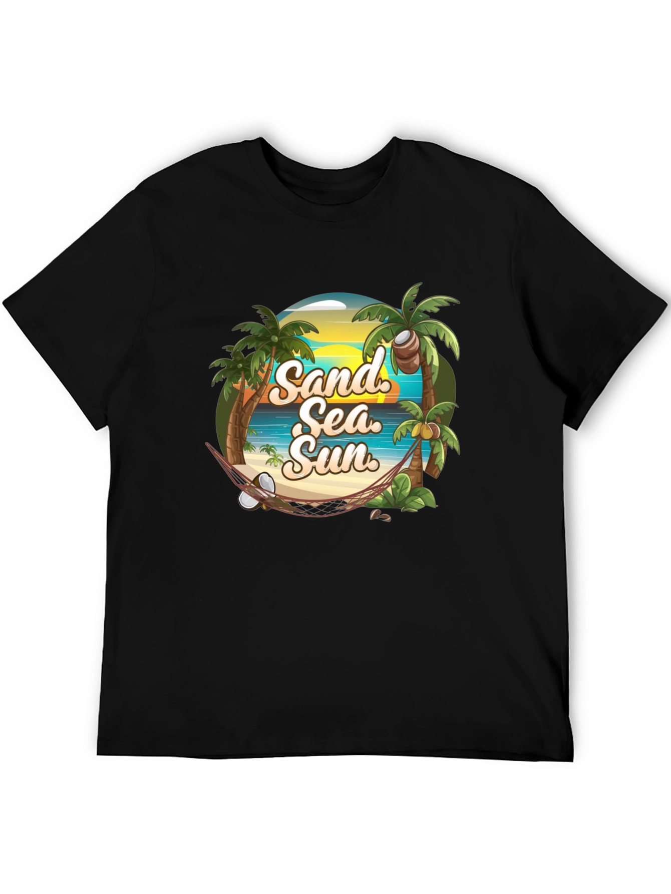 Tropical Beach T-Shirt: Sand Sea Sun