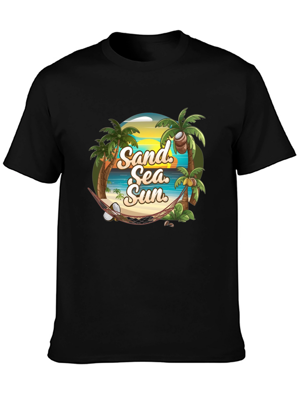 Tropical Beach T-Shirt: Sand Sea Sun