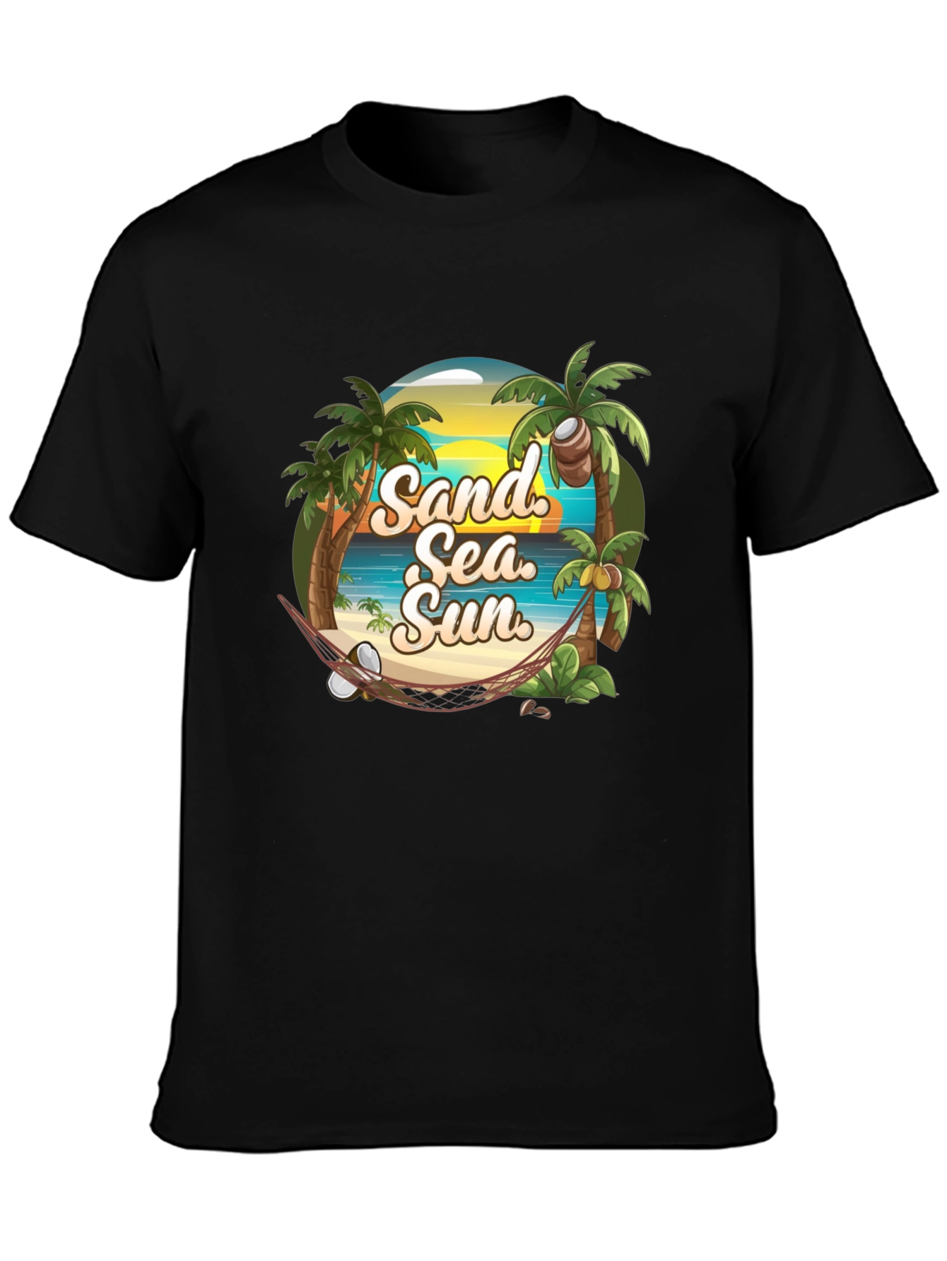 Tropical Beach T-Shirt: Sand Sea Sun