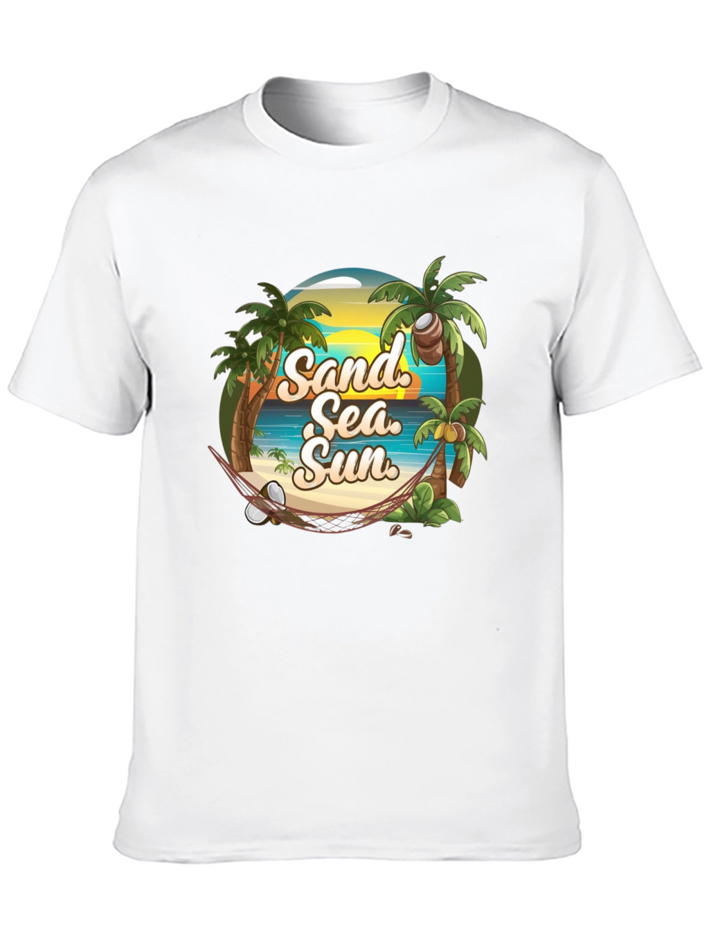 Tropical Beach T-Shirt: Sand Sea Sun