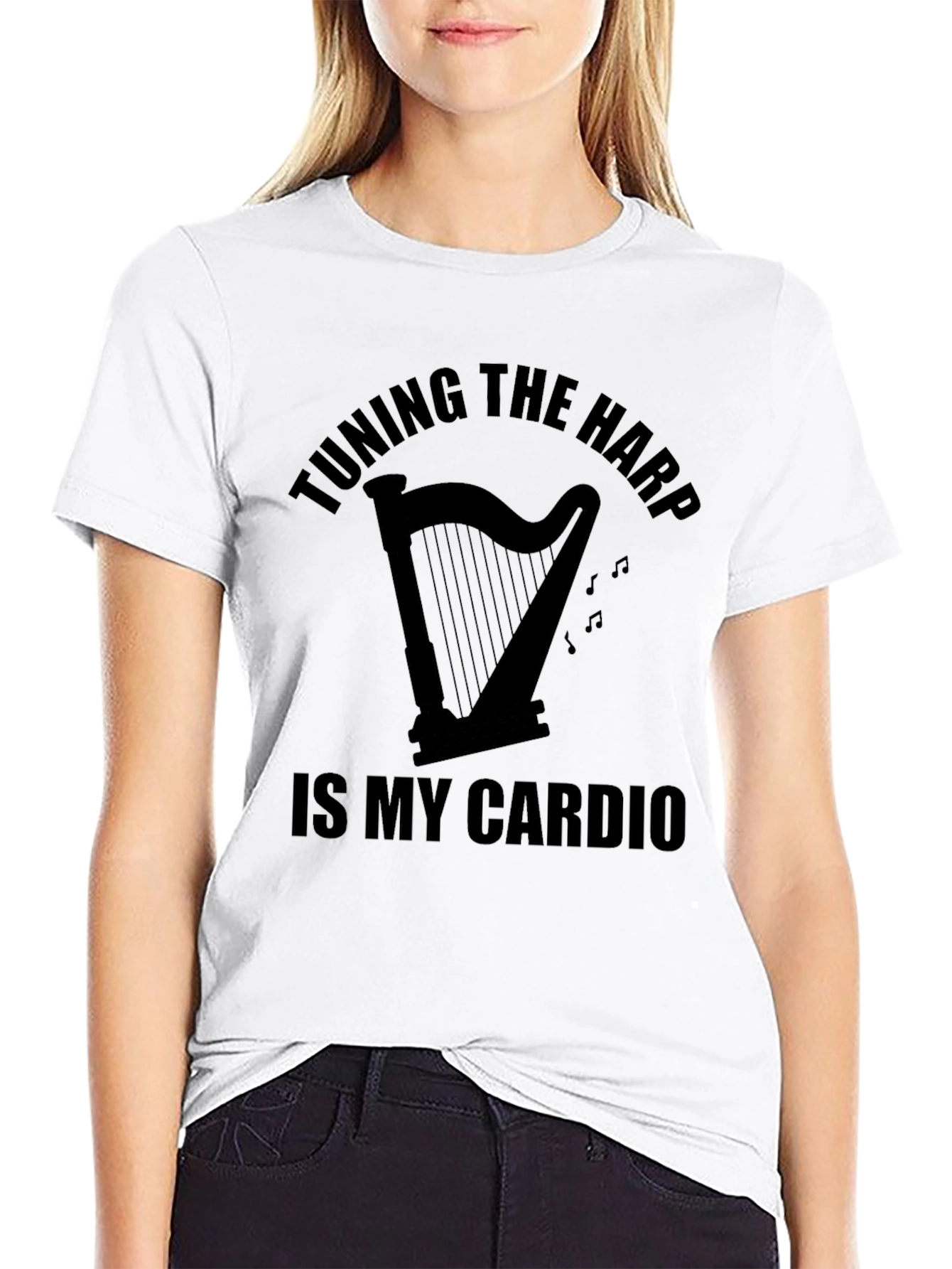 Tuning the Harp is My Cardio T-Shirt