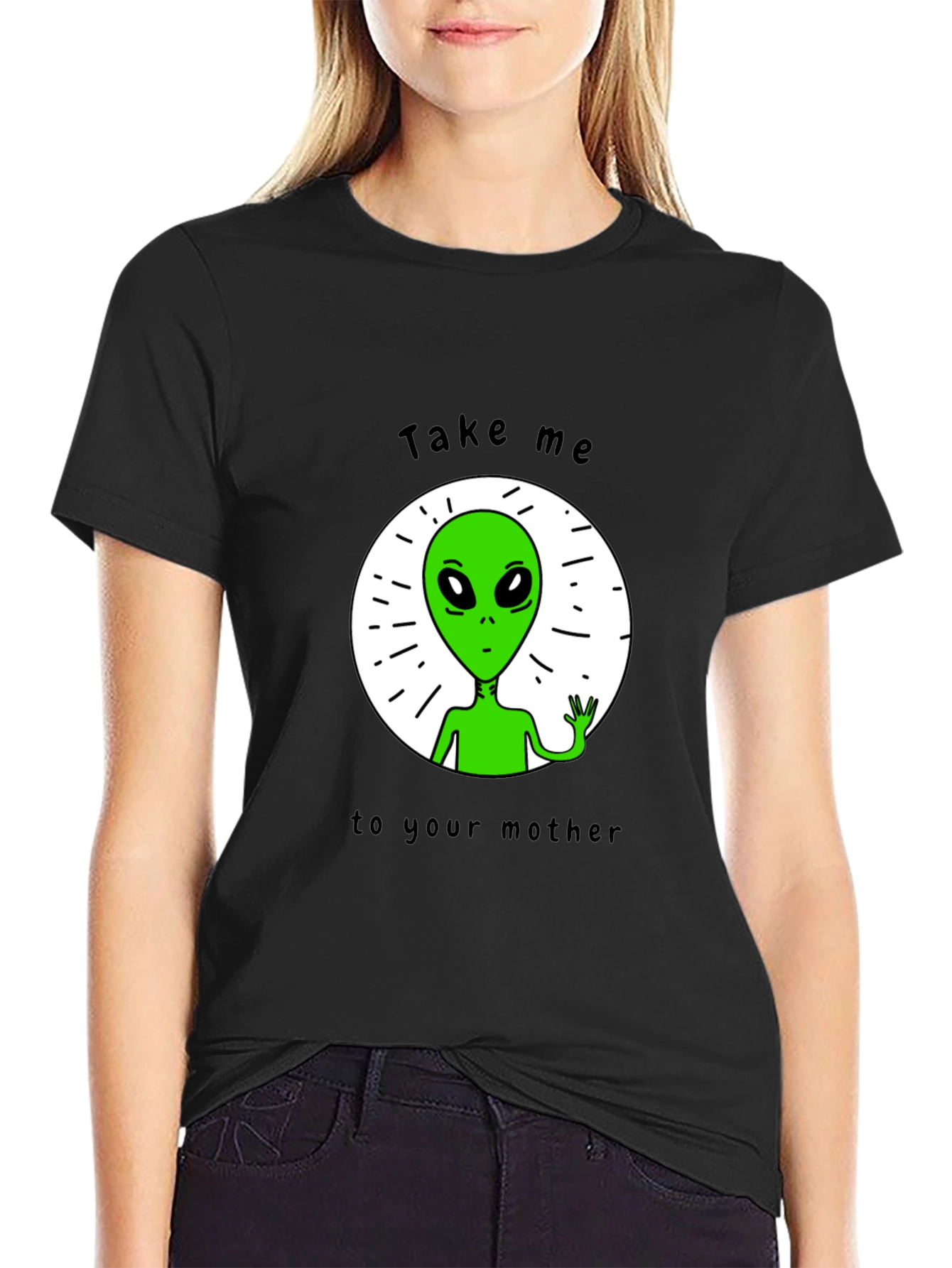 Alien Abduction T-Shirt - Take Me To Your Mother
