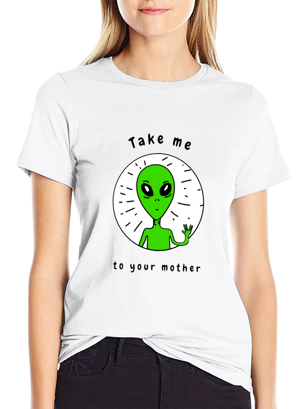 Alien Abduction T-Shirt - Take Me To Your Mother