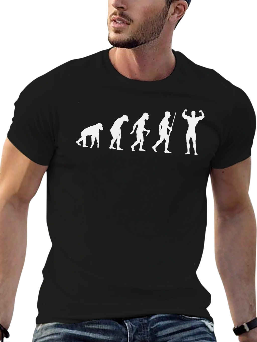 Evolution Bodybuilding T-Shirt - Black