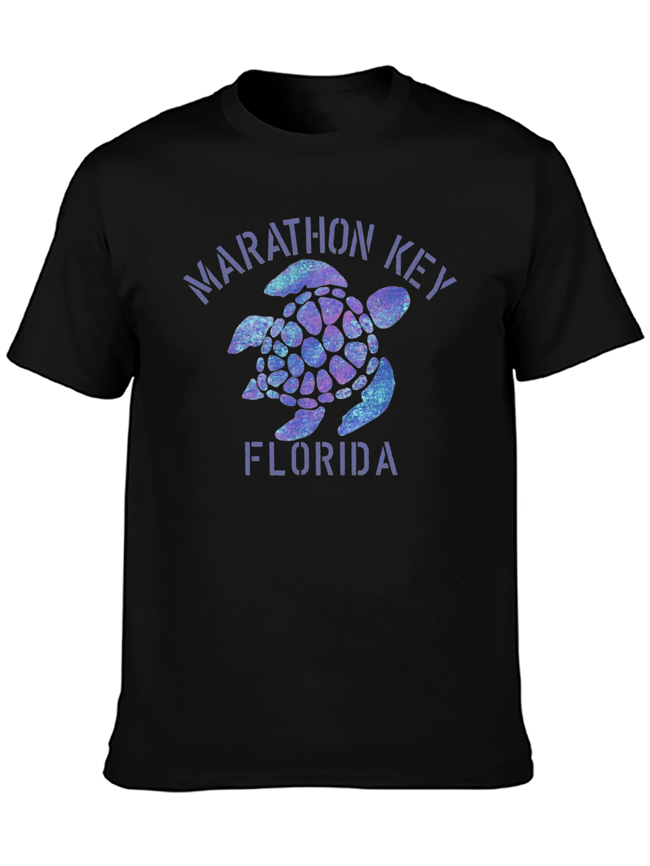Marathon Key Florida Turtle Graphic T-Shirt