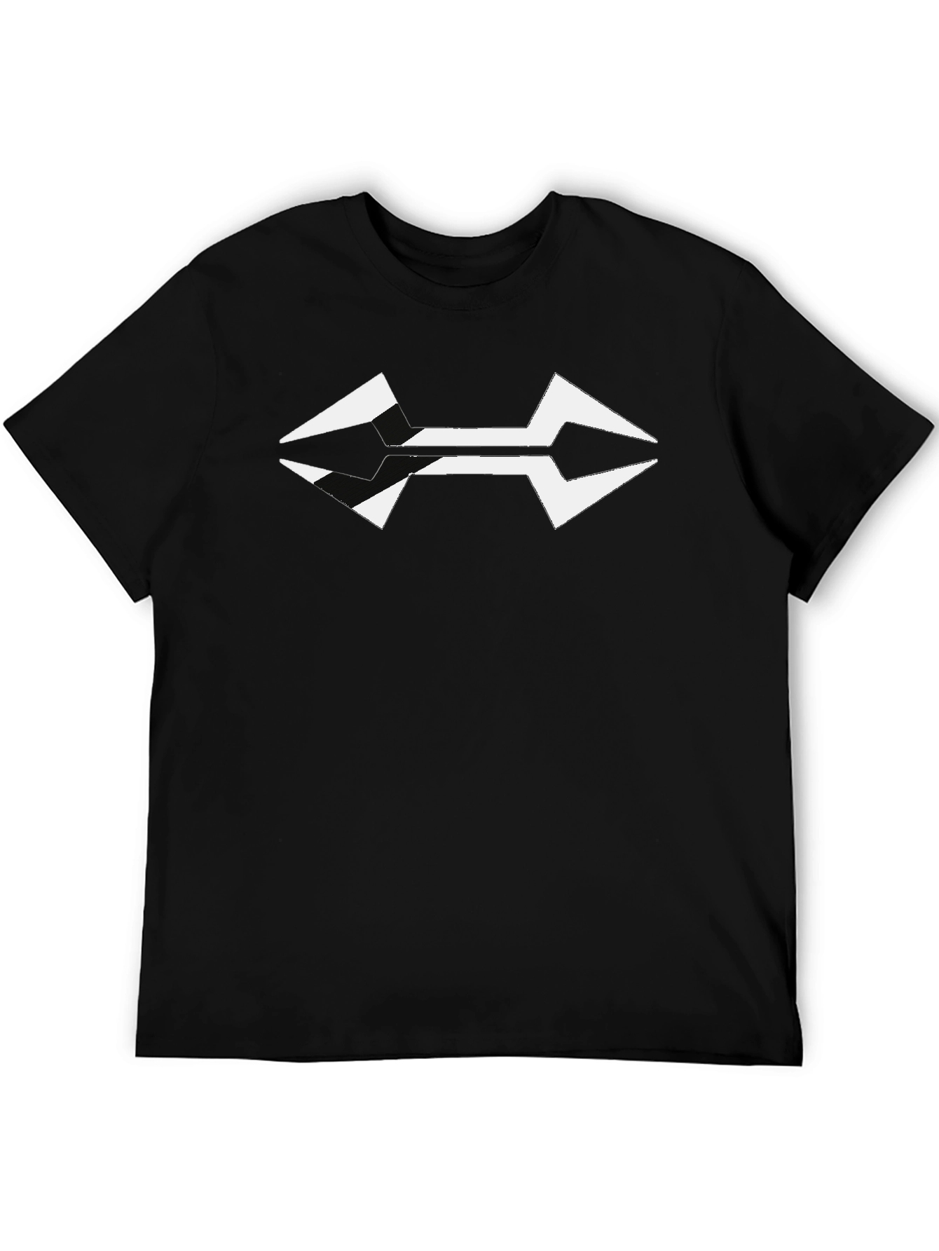 Modern Arrowhead Graphic Black T-Shirt