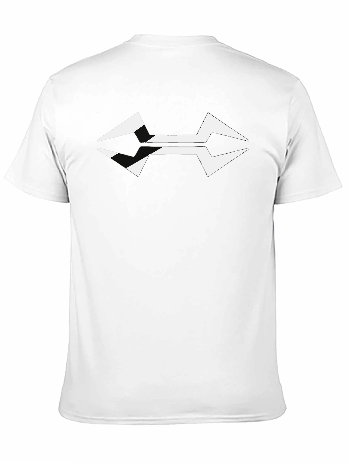 Modern Arrowhead Graphic Black T-Shirt