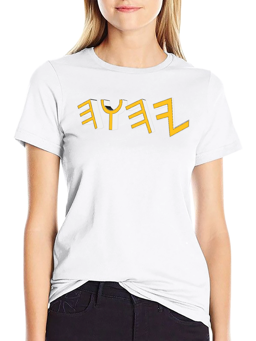 Hebrew Name Black T-Shirt