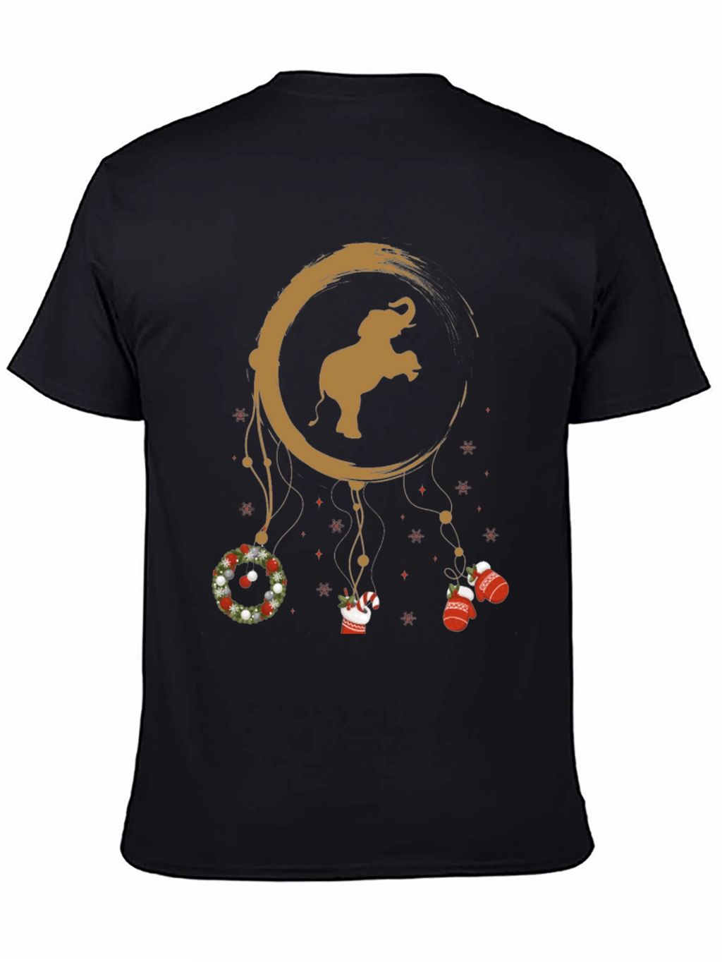 Festive Elephant Dreamcatcher Graphic Tee