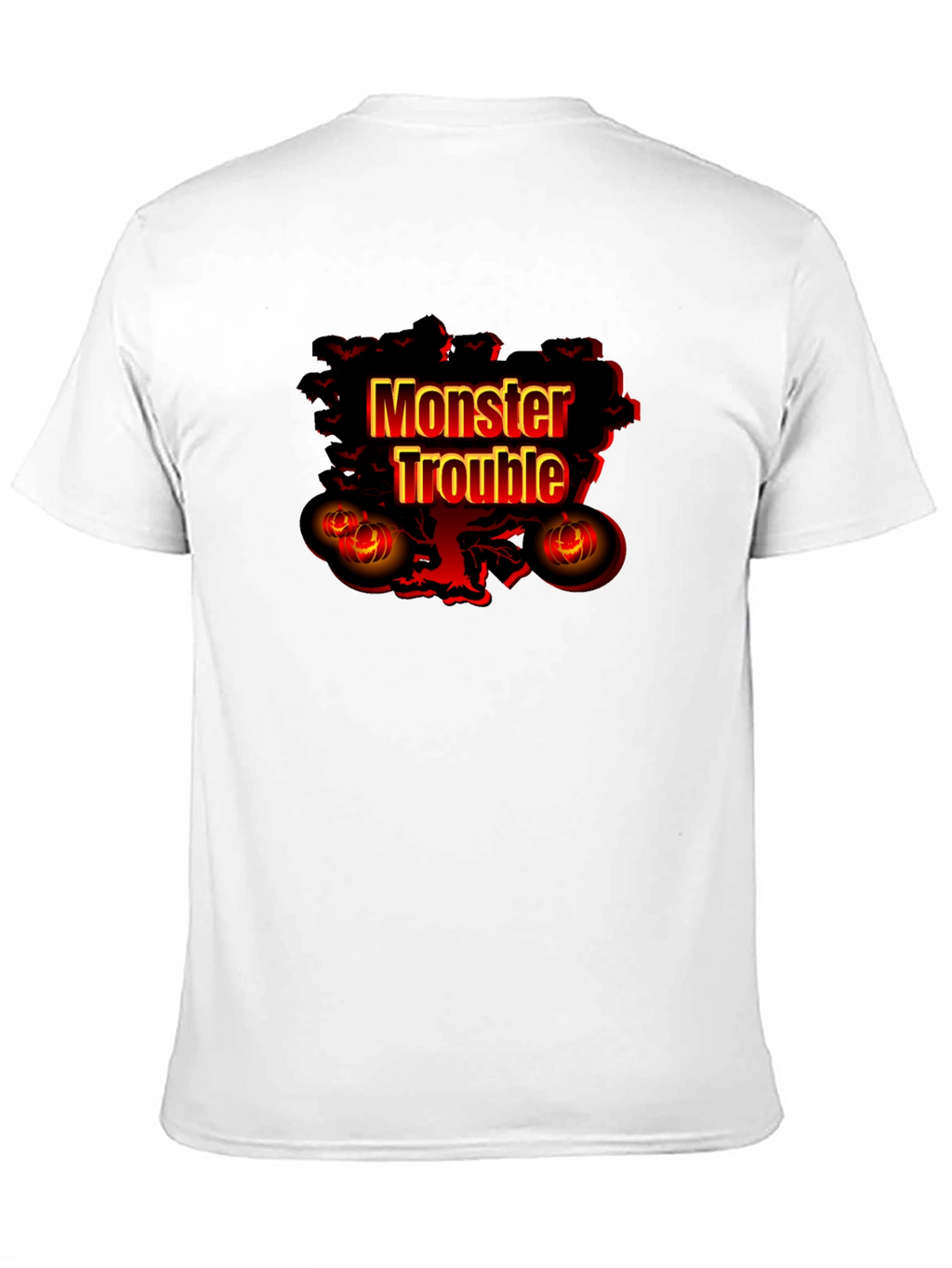 Monster Trouble Graphic Tee - Halloween Shirt