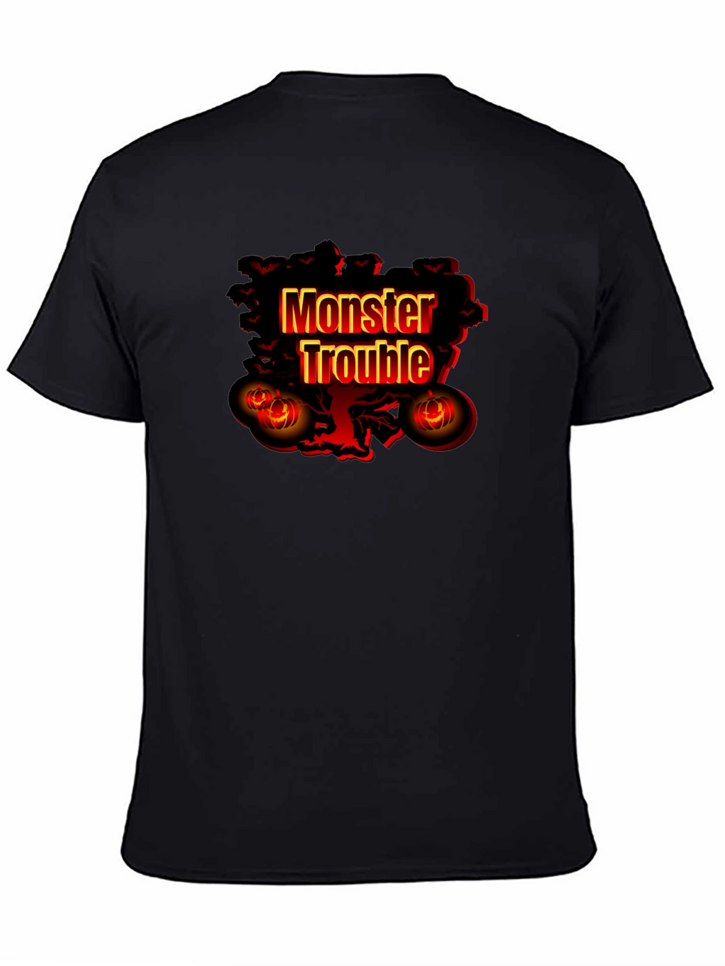 Monster Trouble Graphic Tee - Halloween Shirt