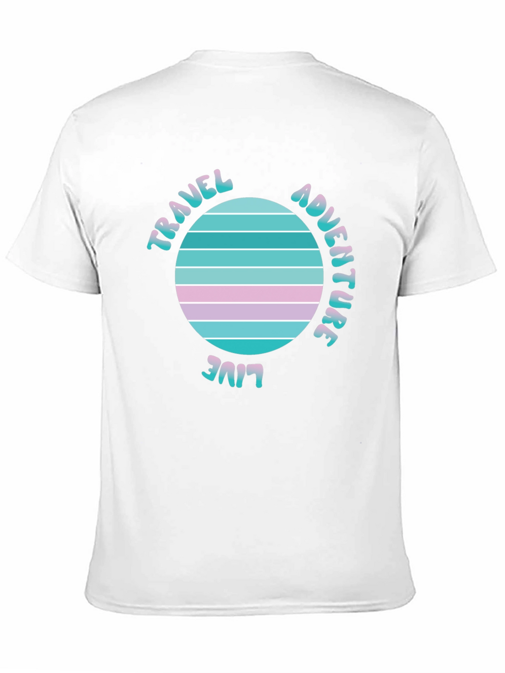 Travel Adventure Live T-Shirt Retro Graphic Tee