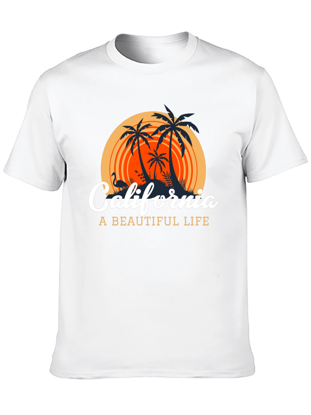 California Graphic T-Shirt: A Beautiful Life