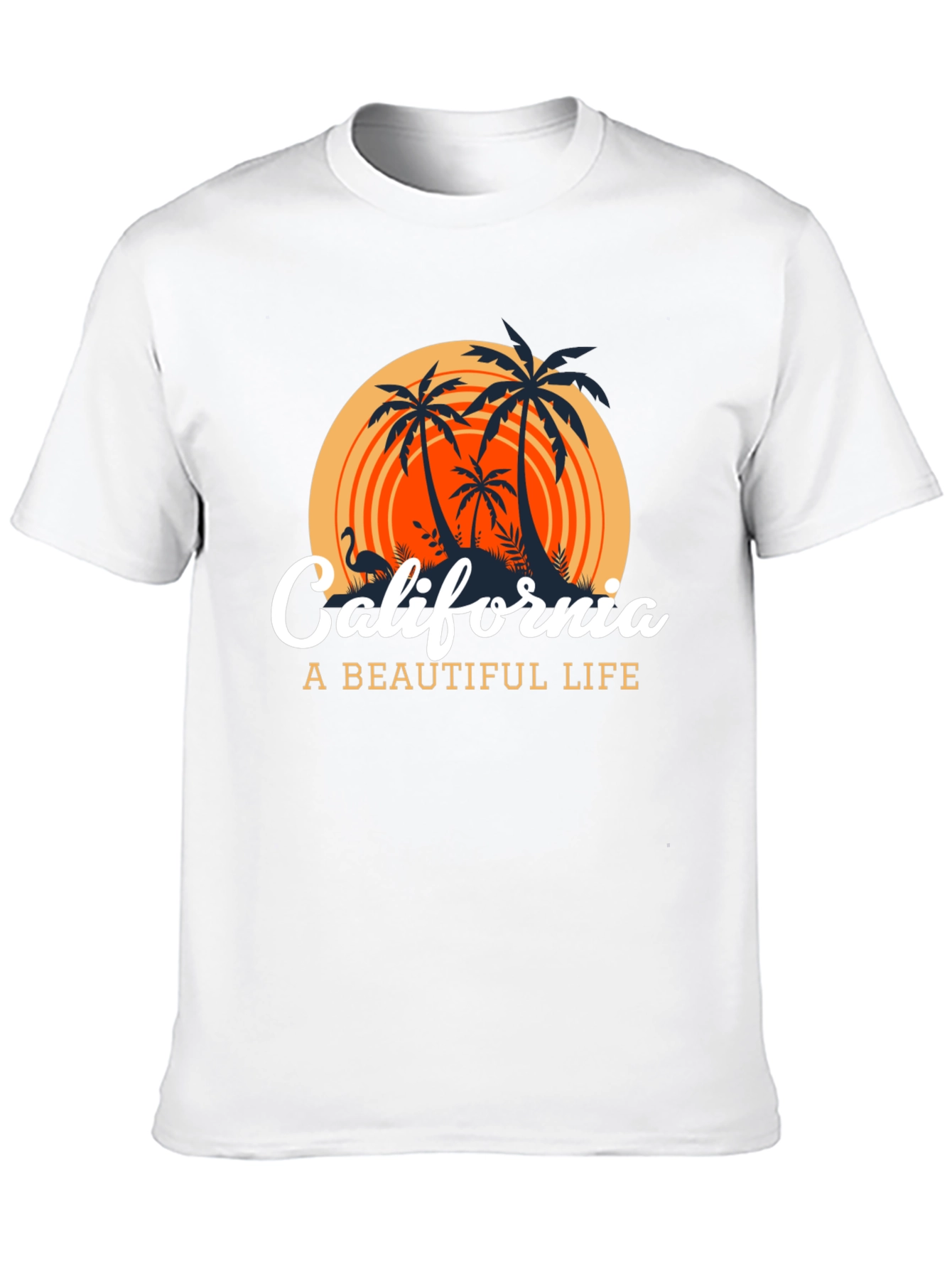 California Graphic T-Shirt: A Beautiful Life