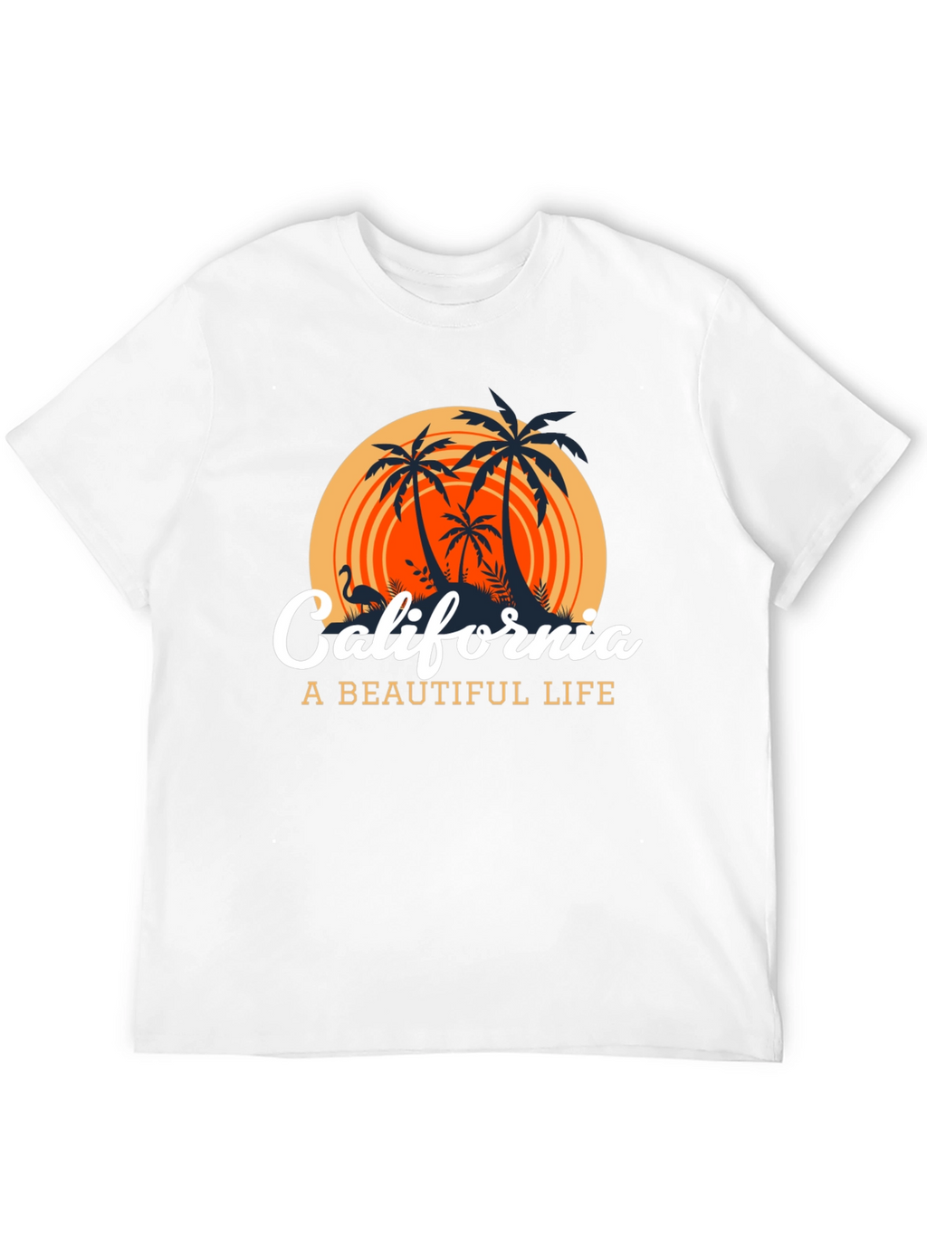 California Graphic T-Shirt: A Beautiful Life