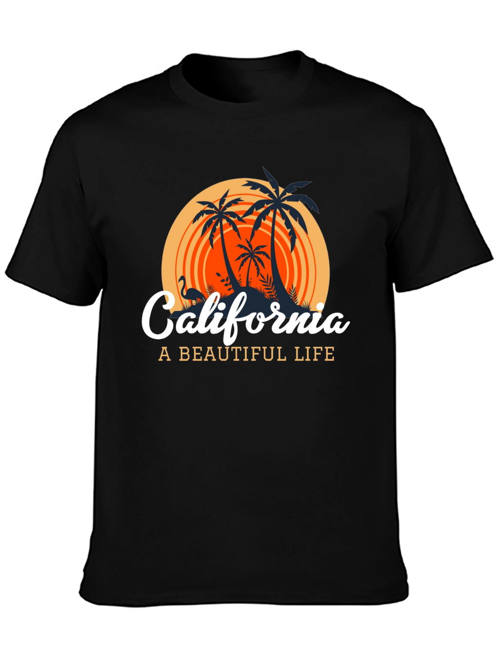 California Graphic T-Shirt: A Beautiful Life