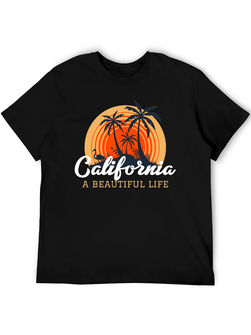 California Graphic T-Shirt: A Beautiful Life