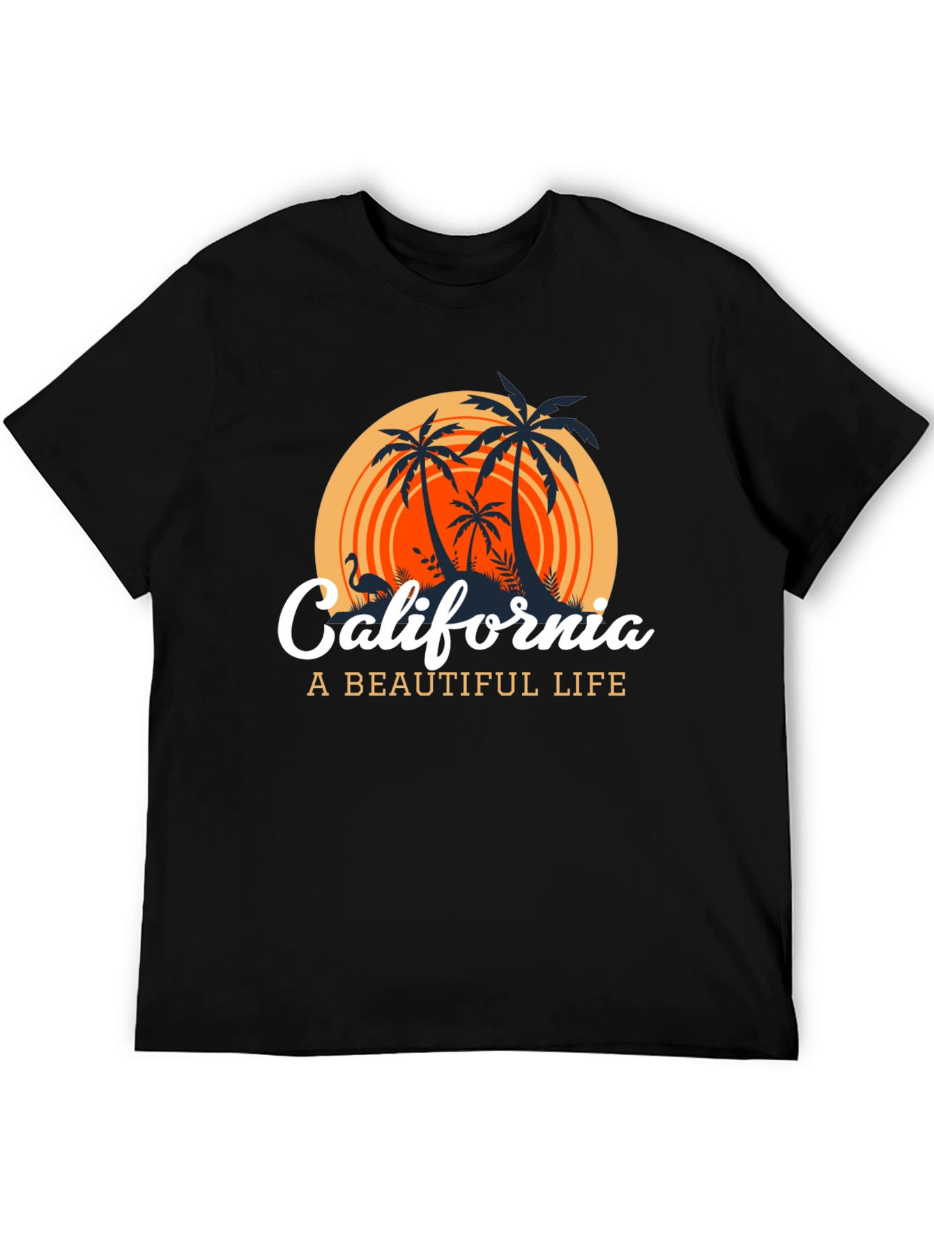 California Graphic T-Shirt: A Beautiful Life