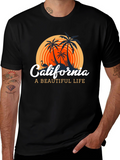 California Graphic T-Shirt: A Beautiful Life
