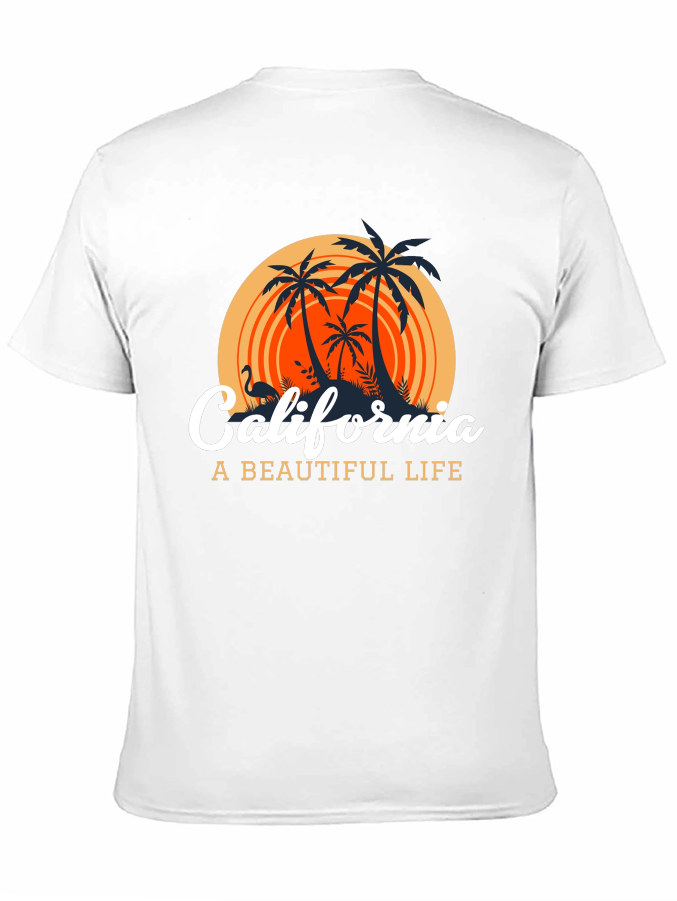 California Graphic T-Shirt: A Beautiful Life