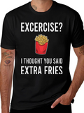 Extra Fries T-Shirt - Funny Foodie Tee