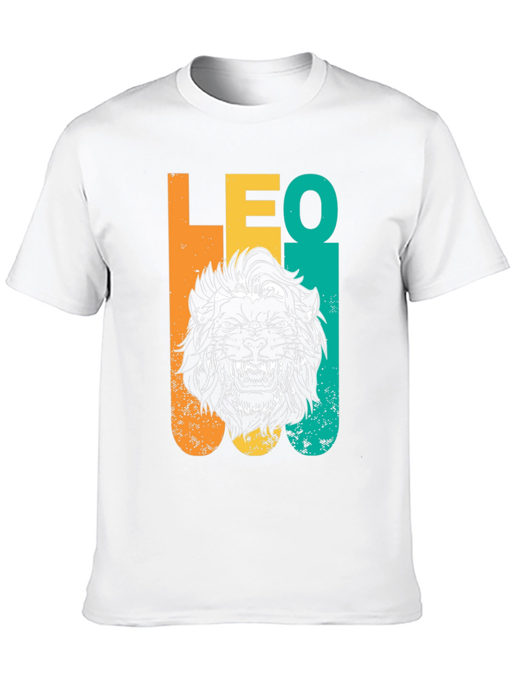 LEO Lion Graphic T-Shirt - Zodiac Astrology Tee
