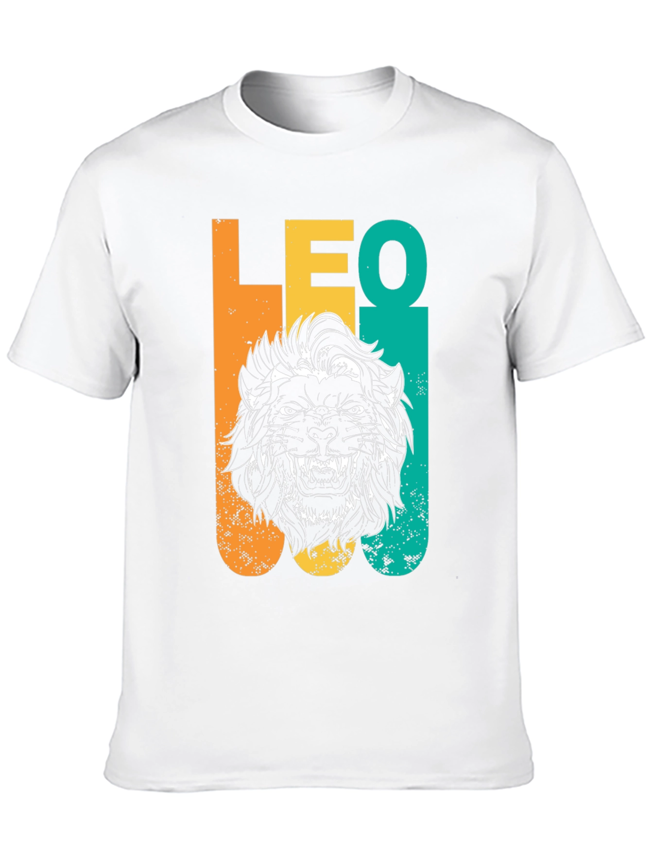 LEO Lion Graphic T-Shirt - Zodiac Astrology Tee