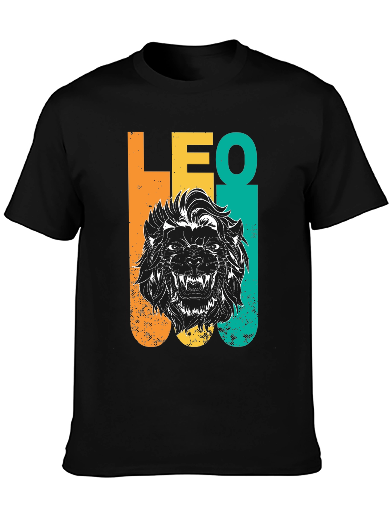 LEO Lion Graphic T-Shirt - Zodiac Astrology Tee